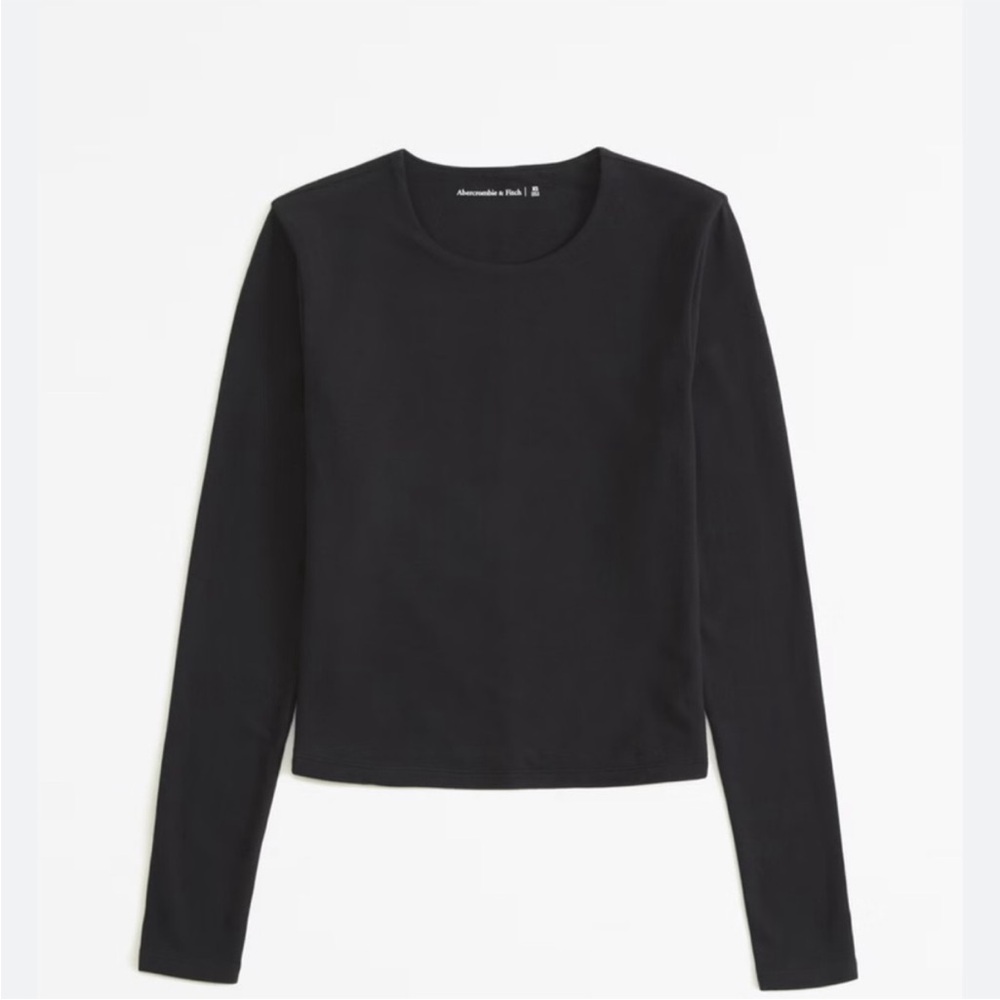 Abercrombie Black Long Sleeve Top - Picture 3 of 5
